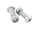 Hardware Mounting Kit For Moto Foot Pegs Chrome