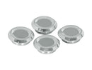 End Caps Moon Loctite Kit Moto Vintage Shortstack Chrome End Caps