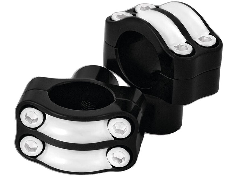 Nostalgia 4 Bolt Riser Contrast Cut 1.5 Inch Tall For  1 1/4" Diameter