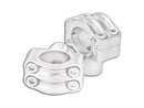 Nostalgia 4 Bolt Riser Chrome 1.5 Inch Tall For  1 1/4" Diameter