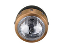 Retro Headlight Insert Chrome Clear H3 - 120mm