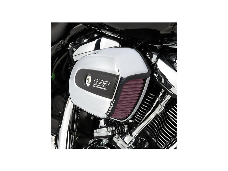 Big Sucker M8 FLT Air Cleaner With Factory Cover Aluminium Raw