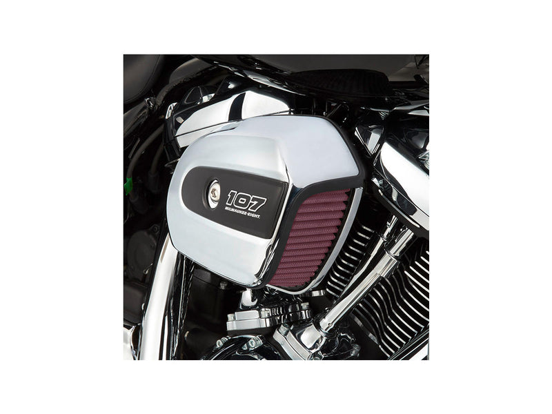 Big Sucker M8 FLT Air Cleaner With Factory Cover Chrome