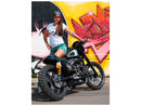 T-5 ABS Dual Flange Front Wheel Black - 23 x 3.50 Inch