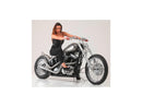 Nitro 18 ABS Dual Flange Front Wheel Chrome - 21 Inch x 3.50 Inch