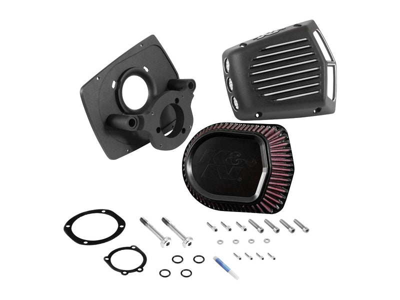 RK Series Street Metal The Shaker High Flow Air Intake Black Powder Coated 08-16 Touring