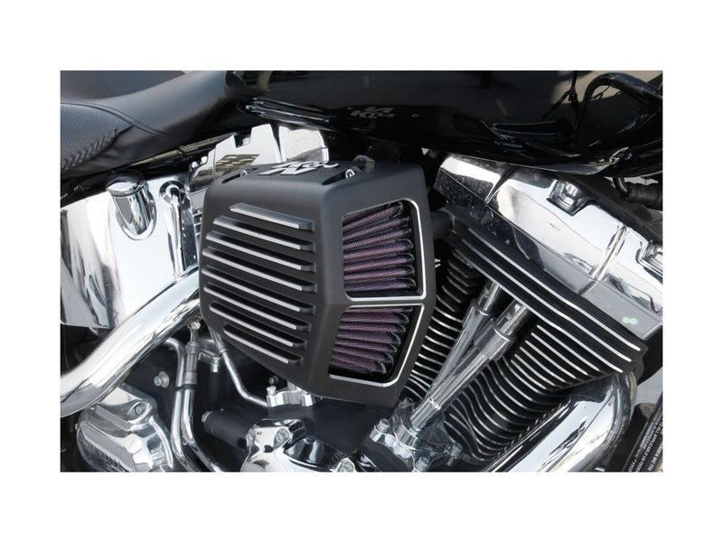 RK Series Street Metal The Shaker High Flow Air Intake Black Powder Coated 08-16 Touring