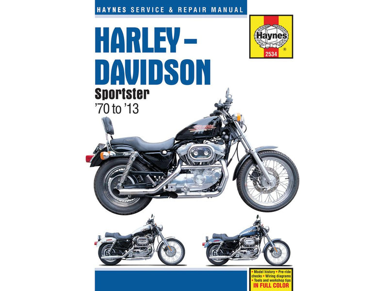 Repair Manual Sportsters XL, XLH, XLCH, XLS & XLX With 883/1000/1100 & 1200 Engines