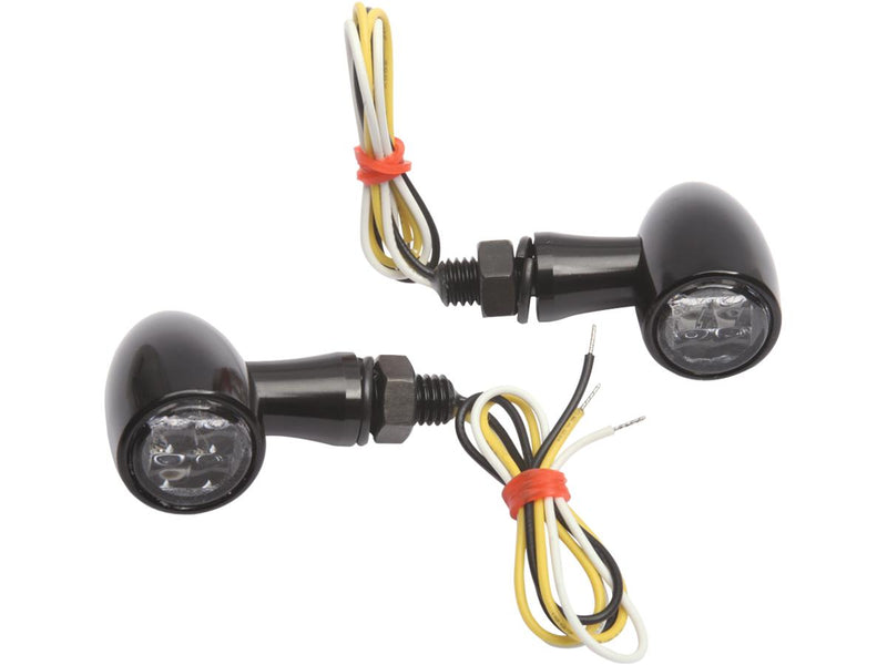 Paradox Turn Signals Black Clear LED