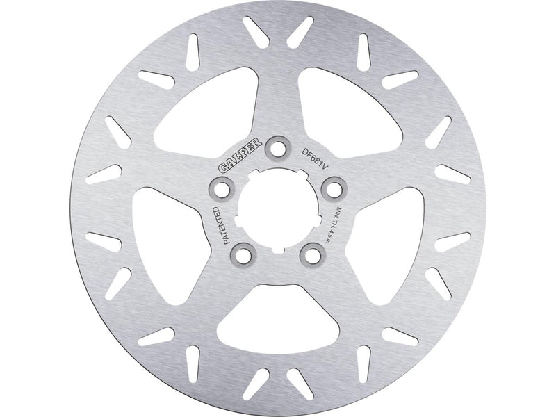 Disc Wave DF V Rear Brake Rotor 5-Hole Stainless Steel For 00-10 Sportster - 11.5 Inch