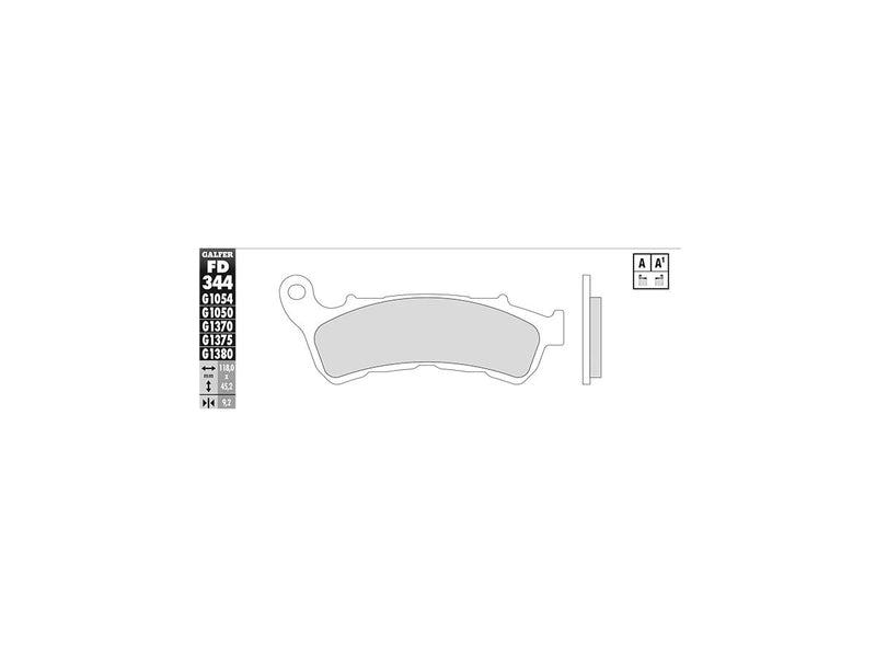 Sintered G1370 Brake Pads Sinter Front For 14-20 Sportster