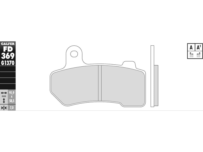 Sintered G1370 Brake Pads Sinter Front Rear For 08-17 V-Rod