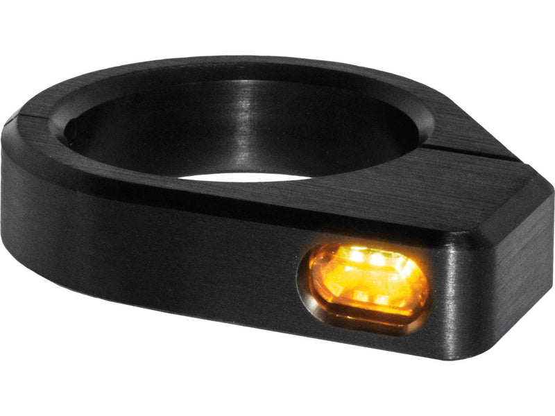 ZC-Line Micro LED Turn Signal Black Anodized Smoke LED - 41-39mm