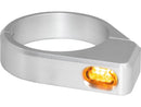 ZC-Line Micro LED Turn Signal Silver Anodized Smoke LED - 41-39mm