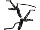 Drilled Short Forward Control Kit Black For Dyna V-Tech Short