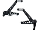 Drilled Forward Control Kit Black For Sportster Drilled For 04-13 Sportster
