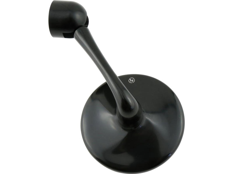 Classic Bar End Mirror Stem Black Anodized - 150mm