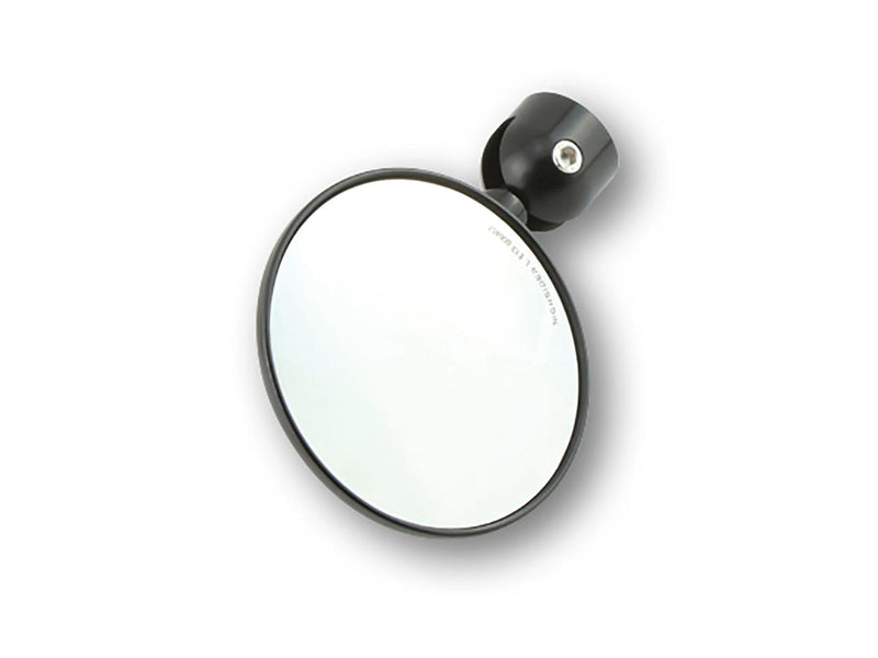 Classic Bar End Mirror Stem Black Anodized - 150mm