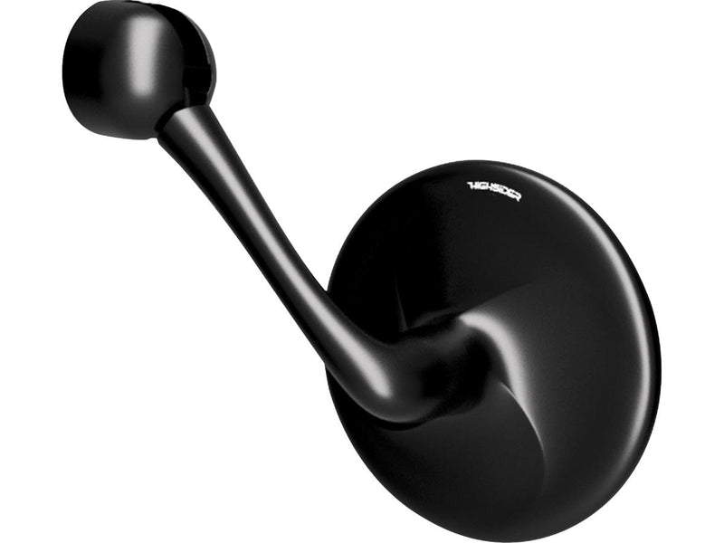 Classic Bar End Mirror Stem Black Anodized - 150mm