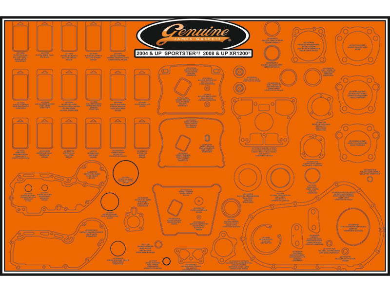 Gasket Board XR1200 / 2004+ Sportster Gasket Board