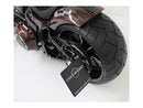 Sidemount License Plate Bracket Kit Black Powder Coated Germany 180 x 200mm For 13-14 FXSBSE