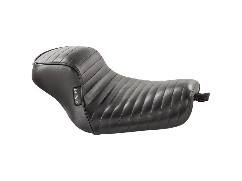 Sprocket Pleated Stitch Seat Black Vinyl