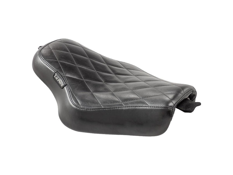 Streaker Diamond Stitch Seat Black Vinyl For 04-06, 10-20 Sportster