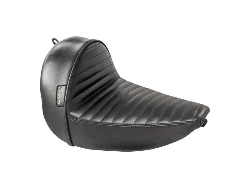 Stubs Pleated Stitch Seat Black Vinyl