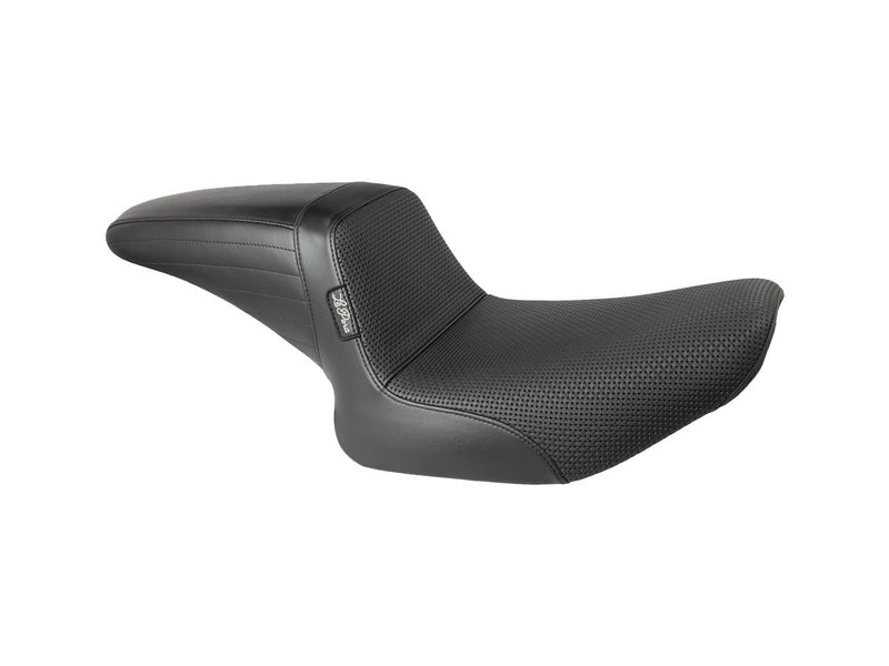 Kickflip Seat Basket Wave Black Vinyl For 85-94 FX Model, 82-84 FXR