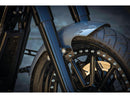 Softail Milwaukee Eight Steel Front Fender Slim Deluxe Heritage Long Version Raw - 16 Inch