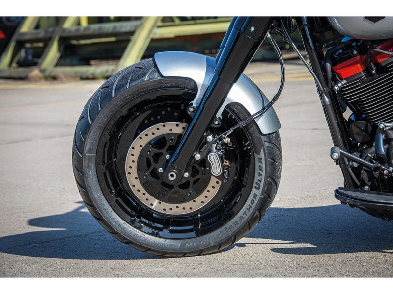 Softail Milwaukee Eight Steel Front Fender Fat Boy Long Version - 18 Inch