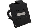 Short License Plate Side Mount Kit Short German Black Anodized