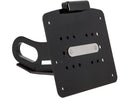 Long License Plate Side Mount Kit Long Swiss Specification Black Anodized