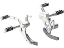 Forward Control Kit 2" Forwarded With Rubber Pegs Polished