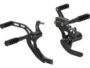 Forward Control Kit 2" Forwarded With Rubber Pegs Black