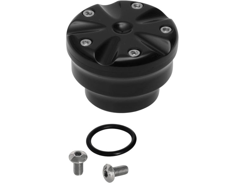 Beta Mini Hand Control Oil Reservoir Black Anodized