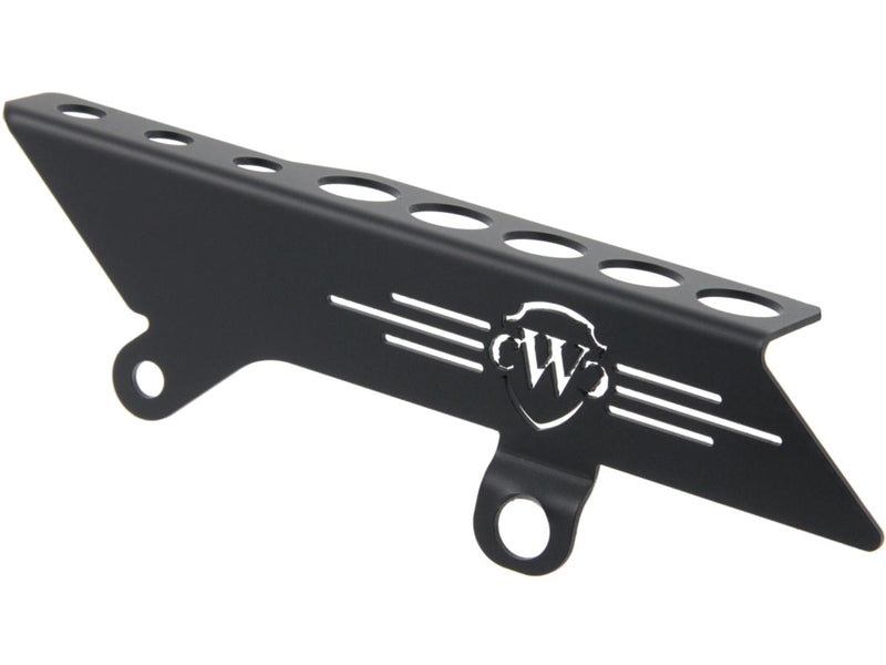 Belt Guard Upper Guard Black Powder Coated For 08-17 Softail