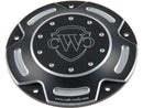 Derby Cover Black Anodized For 99-17 Dyna