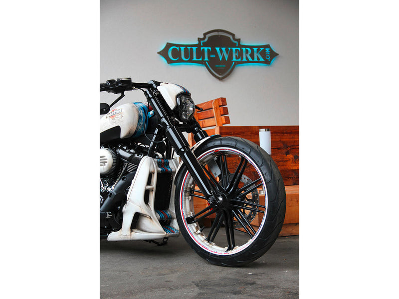 Upper Fork Cover Black Gloss Powder Coated For 18-19 FXBR