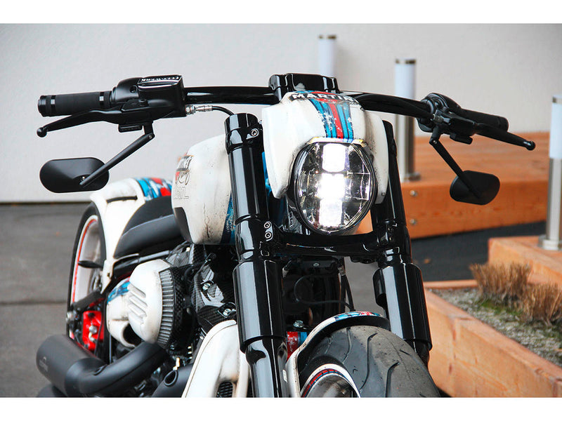 Upper Fork Cover Black Gloss Powder Coated For 18-19 FXBR