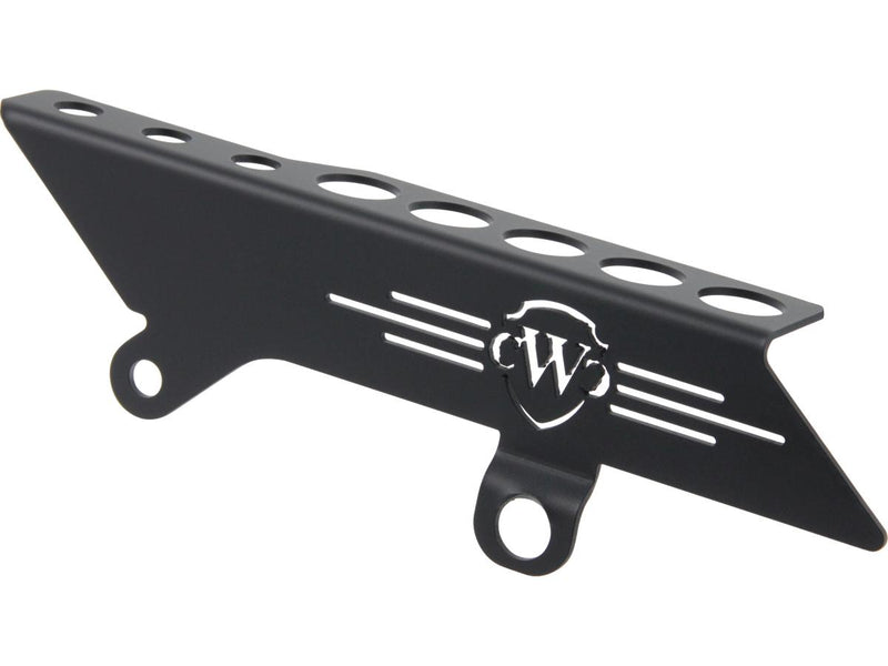 Belt Guard Upper Guard Black Powder Coated For 18-22 Softail