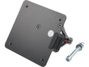 Sidemount License Plate Bracket Kit Black Powder Coated Austria 210 x 170mm For 08-17 Dyna