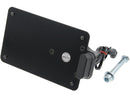 Sidemount License Plate Bracket Kit Black Powder Coated France 210 x 130mm For 08-17 Dyna