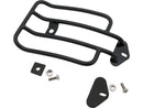 Solo Luggage Rack Gloss Black For 04-20 Sportster - 6 Inch