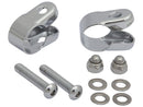 Handlebar Rack Clamps 1 Inch Clamps Chrome