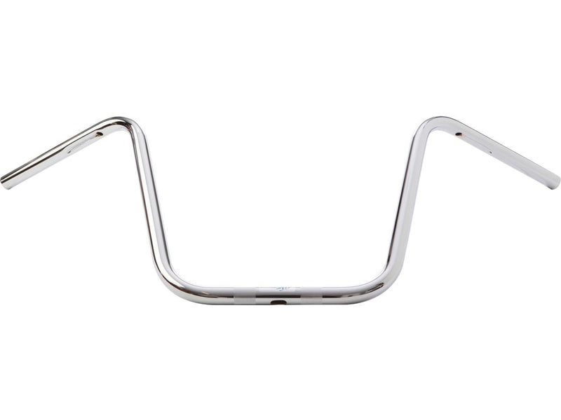 H400 Ape Hanger Handlebar Dimpled 3-Hole Chrome - 1 Inch