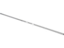 Straight Bar Handlebar Dimpled Chrome 990mm Throttle Cables - 1 Inch