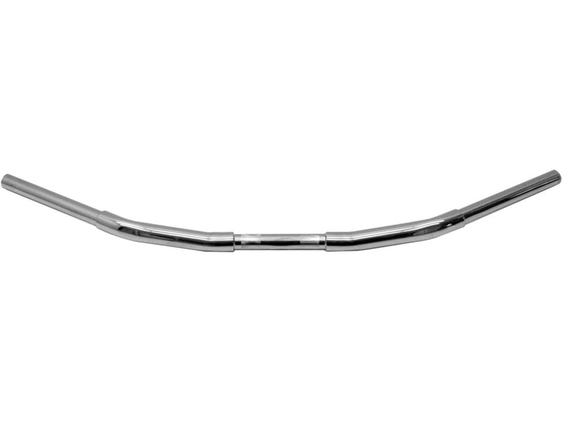 Fat Flyer Bar Handlebar With 1" Clamp Diameter Dimpled 3-Hole Chrome - 1 1/4 Inch