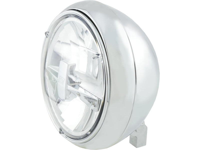 Yuma 2 Type 3 LED Headlight Chrome - 7 Inch