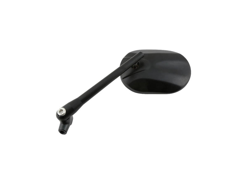 Lino Mirror Adjustable Stem Black - 160mm